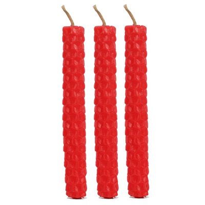 Red Beeswax Spell Candle